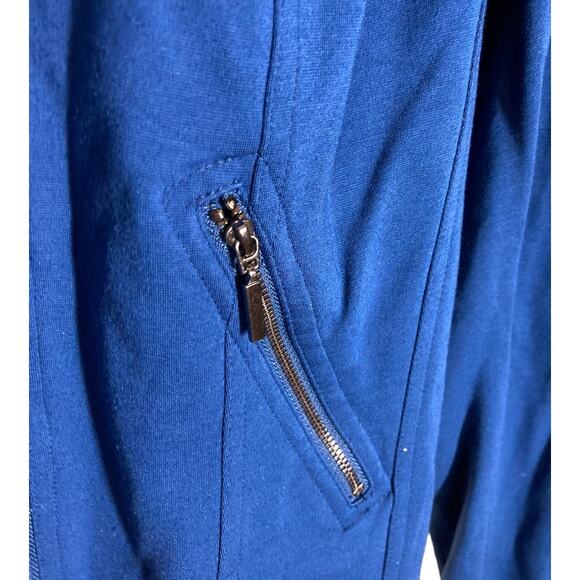 Lane Bryant Dark Turquoise Moto Jacket  Sz 24 - Picture 3 of 5